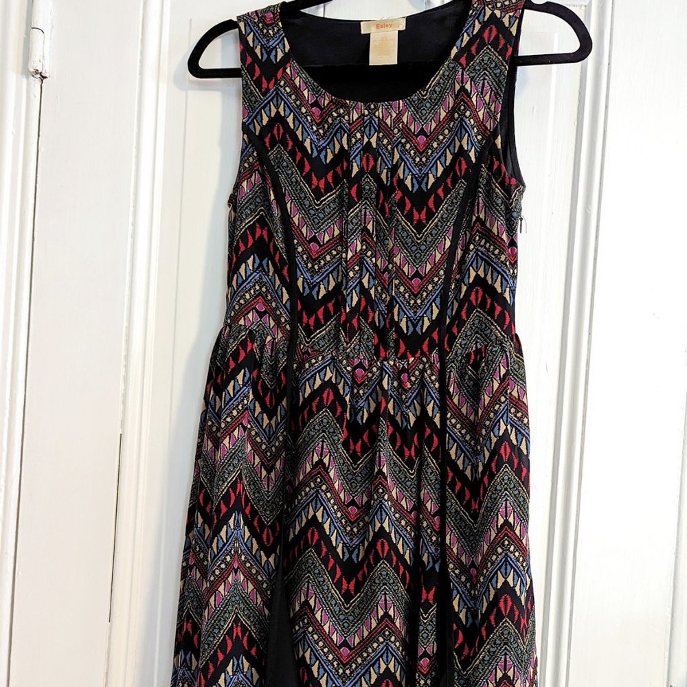 Esley Dress, Black/Multicolored, Small (Modcloth)